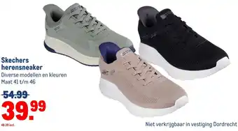 Makro Skechers herensneaker aanbieding