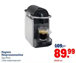 Makro Magimix Nespressomachine aanbieding