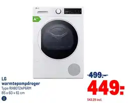 Makro LG warmtepompdroger aanbieding