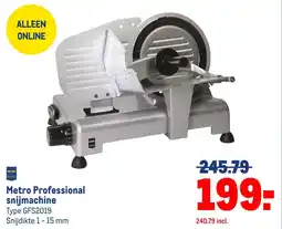 Makro Metro Professional snijmachine aanbieding