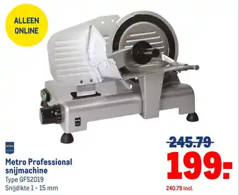 Makro Metro Professional snijmachine aanbieding