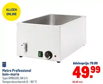 Makro Metro Professional bain marie aanbieding