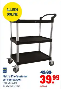 Makro Metro Professional serveerwagen aanbieding