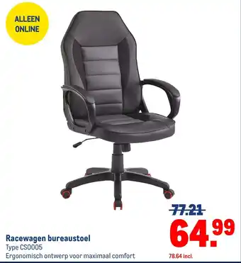 Makro Racewagen bureaustoel aanbieding