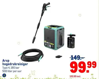 Makro Arxp hogedrukreiniger aanbieding