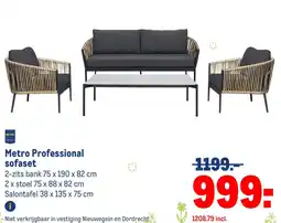 Makro Metro Professional sofaset aanbieding