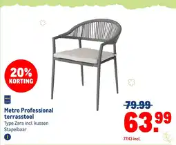 Makro Metro Professional terrasstoel aanbieding