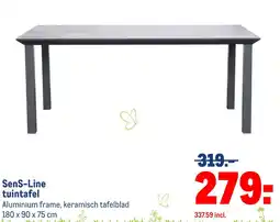 Makro SenS Line tuintafel aanbieding