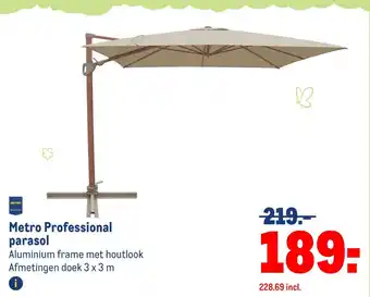 Makro Metro Professional aanbieding