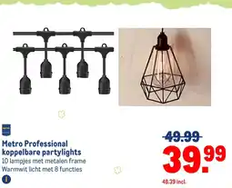 Makro Metro Professional koppelbare partylights aanbieding