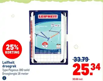 Makro Leifheit droogrek aanbieding