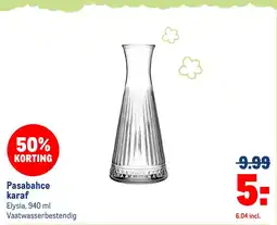 Makro Pasabahce karaf aanbieding