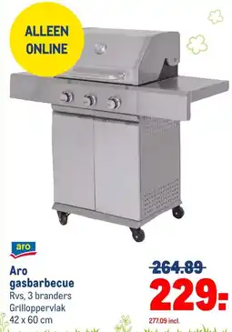 Makro Aro gasbarbecue aanbieding