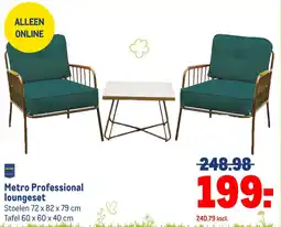 Makro Metro Professional loungeset aanbieding