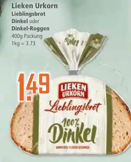 Klaas und Kock Lieken Urkorn Lieblingsbrot Dinkel oder Dinkel Roggen aanbieding