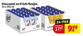 Kruidvat Chocomel en Fristi 24*200ml aanbieding