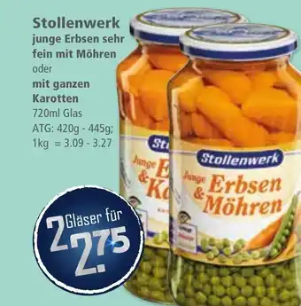 Klaas und Kock Stollenwerk junge Erbsen sehr fein mit Möhren oder mit ganzen Karotten aanbieding