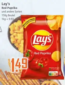 Klaas und Kock Lay's Red Paprika aanbieding