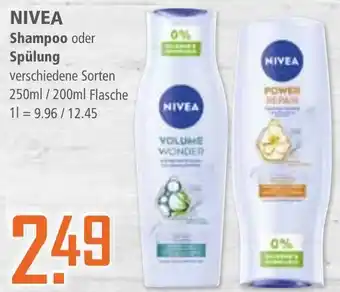 Klaas und Kock NIVEA Shampoo oder Spülung aanbieding