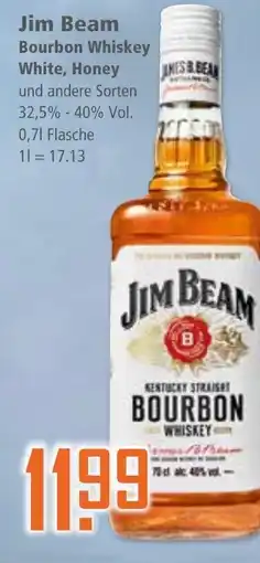 Klaas und Kock Jim Beam Bourbon Whiskey White, Honey aanbieding