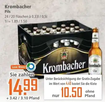 Klaas und Kock Krombacher Pils aanbieding