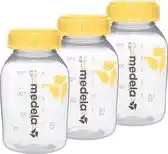 Bol.com Medela Moedermelkflesje afkolven bewaren invriezen Medela fles - 150 ml - 3 Stuks aanbieding