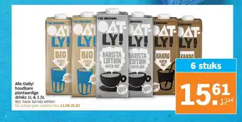 Albert Heijn Alle Oatly! houdbare plantaardige drinks 1L & 1.5L aanbieding