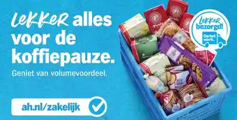 Albert Heijn Lekker alles voor de koffiepauze. aanbieding