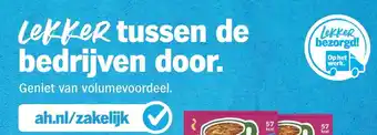 Albert Heijn Lekker tussen de bedrijven door. aanbieding