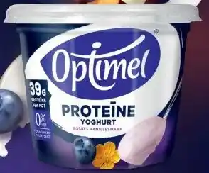 Albert Heijn Optimel PROTEÏNE YOGHURT BOSBES VANILLESMAAK aanbieding