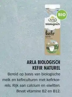 Albert Heijn ARLA BIOLOGISCH KEFIR NATUREL aanbieding