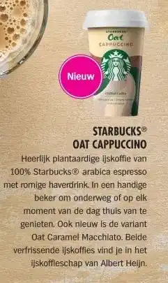 Albert Heijn STARBUCKS® OAT CAPPUCCINO aanbieding