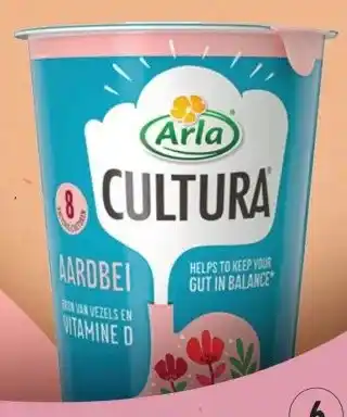 Albert Heijn Arla CULTURA AARDBEI aanbieding