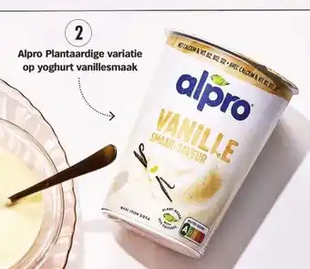 Albert Heijn Alpro Plantaardige variatie op yoghurt vanillesmaak aanbieding