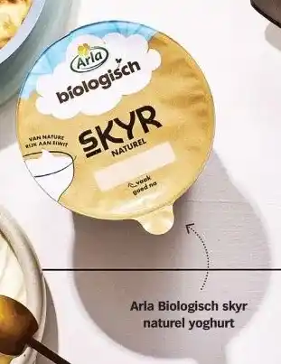 Albert Heijn Arla Biologisch skyr naturel yoghurt aanbieding