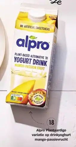 Albert Heijn Alpro Plantaardige variatie op drinkyoghurt mango-passievrucht aanbieding