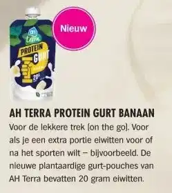 Albert Heijn AH TERRA PROTEIN GURT BANAAN aanbieding