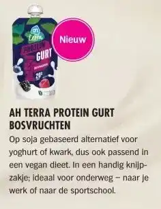 Albert Heijn AH TERRA PROTEIN GURT BOSVRUCHTEN aanbieding