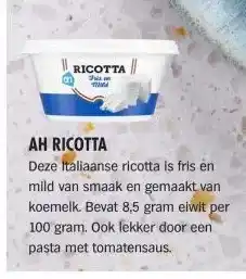 Albert Heijn AH RICOTTA aanbieding