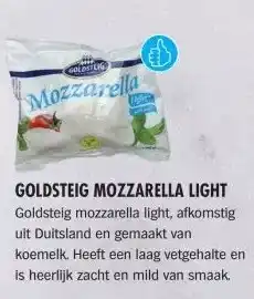 Albert Heijn GOLDSTEIG MOZZARELLA LIGHT aanbieding