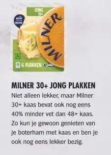 Albert Heijn MILNER 30+ JONG PLAKKEN aanbieding