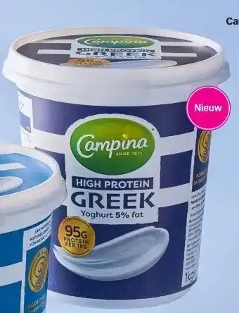 Albert Heijn Campina High Protein Greek 5% vet aanbieding