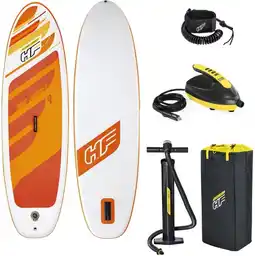 Bol.com Bestway Sup Board - Hydro Force - Aqua Journey Set en SUP Elektrische Luchtpomp 12V aanbieding