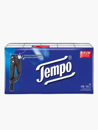 Flink Tempo Original Zakdoekjes 4-laags 10st aanbieding