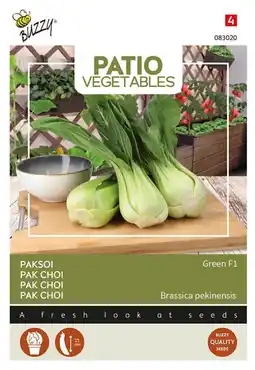 Welkoop Buzzy Patio Veggies Pak Choi Green F1 - Groentezaden aanbieding