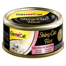 Zooplus GimCat ShinyCat Kattenvoer 6 x 70 g - Kip & Garnalen aanbieding