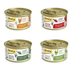 Zooplus 6x70g Superfood ShinyCat Duo (4 soorten) GimCat Kattenvoer aanbieding