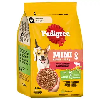 Zooplus 20% Korting! Pedigree droogvoer 1,4 kg / 3 kg / 7 kg / 12 kg - Mini Adult aanbieding