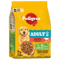 Zooplus 20% Korting! Pedigree droogvoer 1,4 kg / 3 kg / 7 kg / 12 kg - Adult met Rund & Groenten 7 kg aanbieding