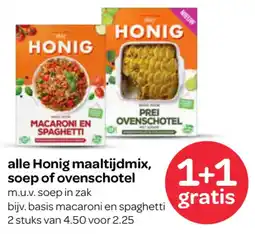 Spar Honig maaltijdmix, soep of ovenschotel aanbieding